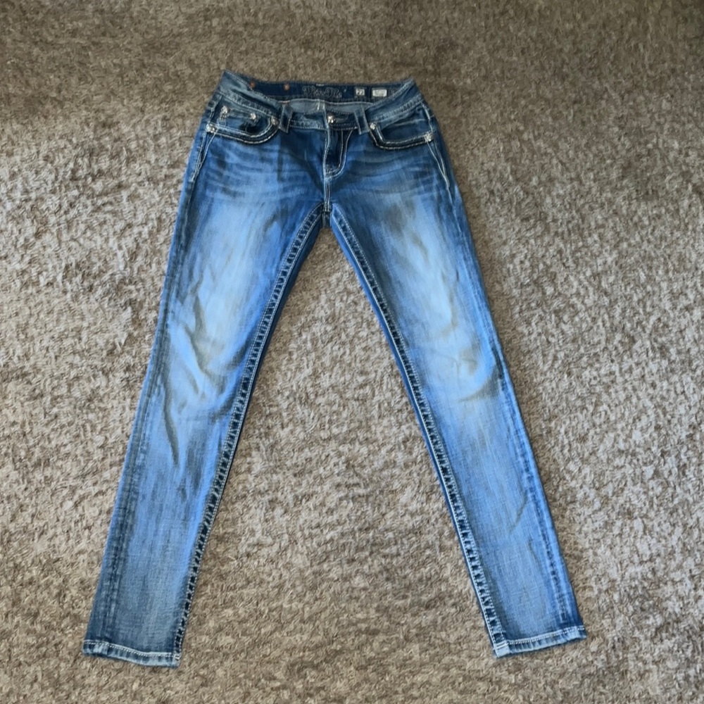 Miss Me jeans mid rise skinny stretch size 27